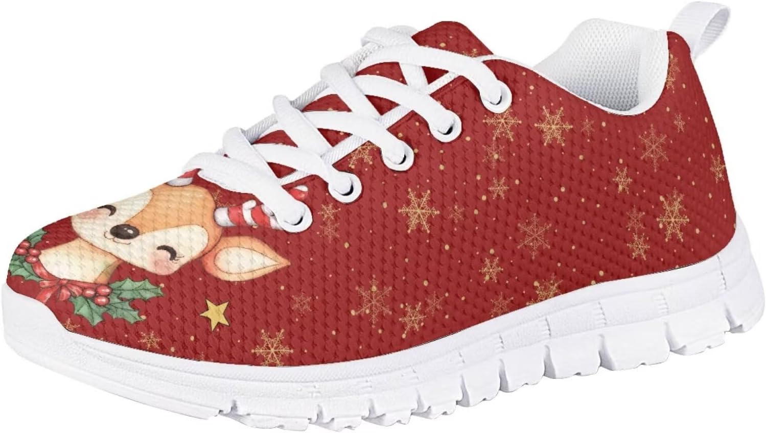 Кроссовки Forchrinse для мальчиков и девочек на Рождество, детские шнурованные теннисные кроссовки, легкие, дышащие, для ходьбы и бега, Christmas Deer Print
Кроссовки Forchrinse для мальчиков и девочек на Рождество, детские шнурованные теннисные кроссовки, легкие, дышащие, для ходьбы и бега, Christmas Deer Print