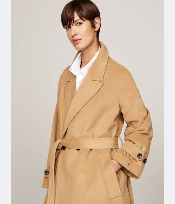 Пальто женское Tommy Hilfiger шерстяное длинное, коричневый
Пальто женское Tommy Hilfiger шерстяное длинное, коричневый