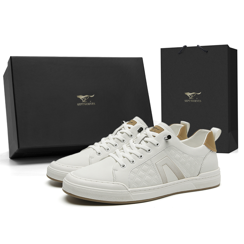 SEPTWOLVES Высокие износостойкие легкие низкие скейтерские кроссовки мужские белый (стандартный размер кожаной обуви), цвет White (Standard Leather Shoe Size)
SEPTWOLVES Высокие износостойкие легкие низкие скейтерские кроссовки мужские белый (стандартный размер кожаной обуви), цвет White (Standard Leather Shoe Size)