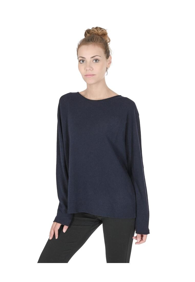 Свитер оверсайз из кашемира премиум-класса с вырезом «лодочка» Crown Of Edinburgh Cashmere, синий
Свитер оверсайз из кашемира премиум-класса с вырезом «лодочка» Crown Of Edinburgh Cashmere, синий