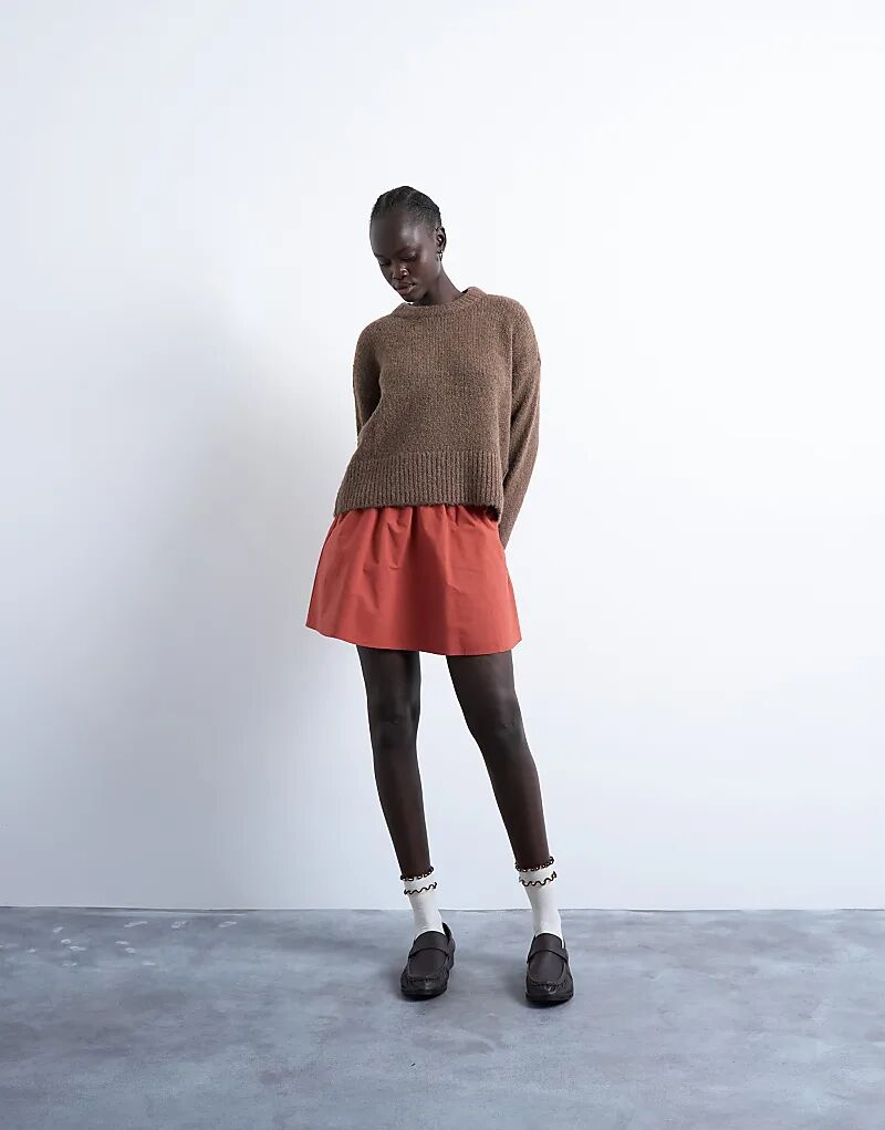 Эластичная мини-юбка Topshop цвета ржавчины
Эластичная мини-юбка Topshop цвета ржавчины