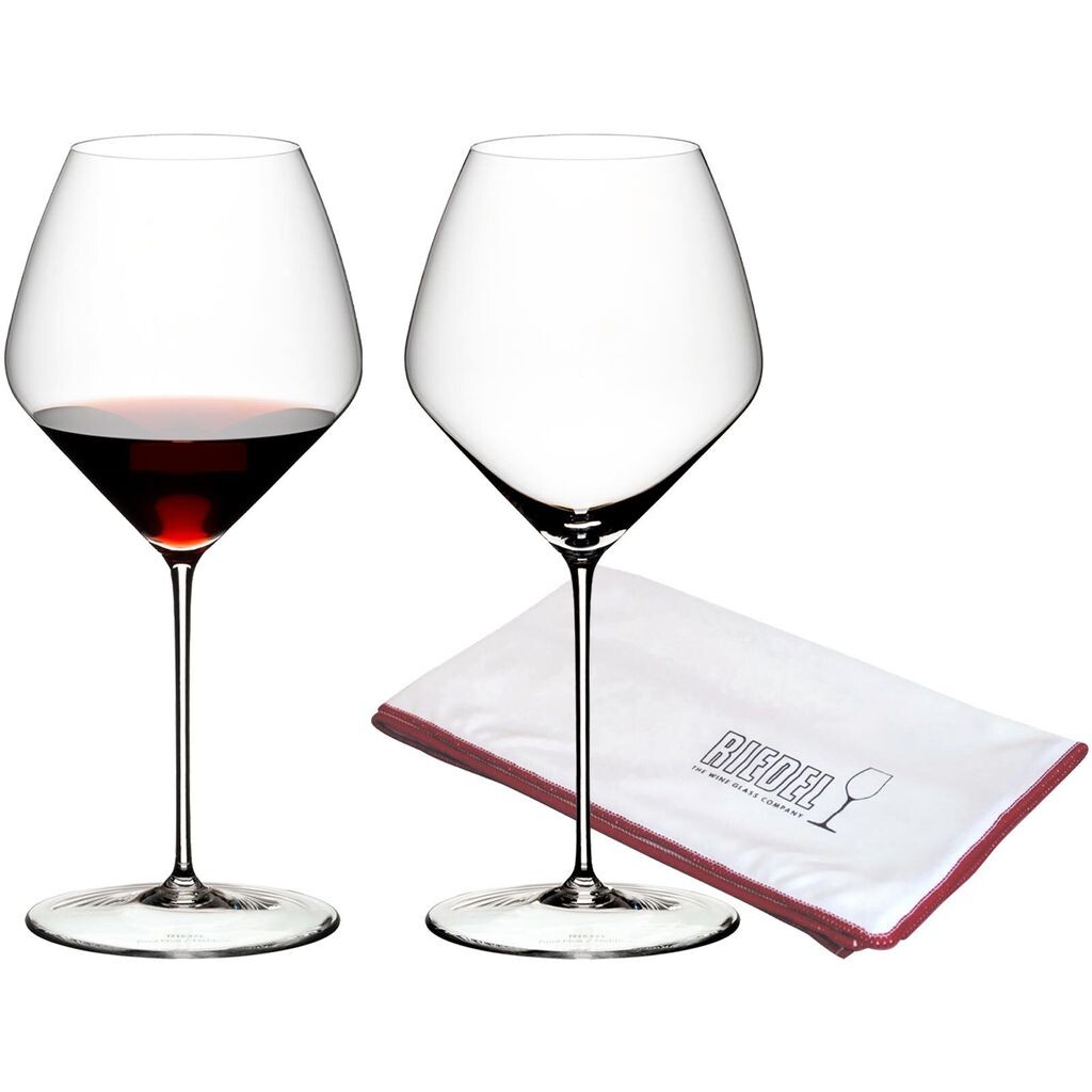 Набор бокалов для вина Riedel VELOCE Pinot Noir/Nebbiolo, 2 шт. + салфетка для полировки
Набор бокалов для вина Riedel VELOCE Pinot Noir/Nebbiolo, 2 шт. + салфетка для полировки
