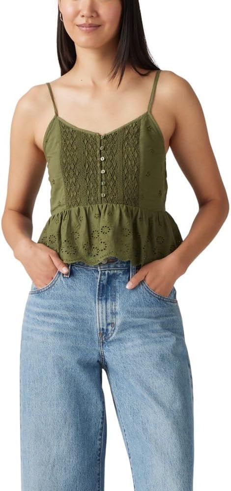 Женская блузка Levi's Cora, Sea Moss
Женская блузка Levi's Cora, Sea Moss