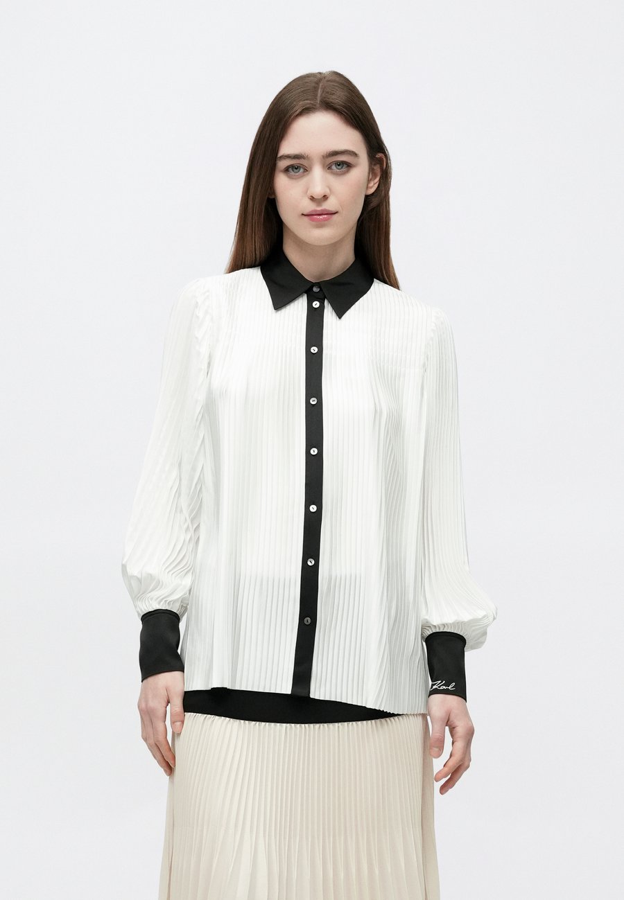 Блуза KARL LAGERFELD PLEATED FLUID, Pristine/Off-White
Блуза KARL LAGERFELD PLEATED FLUID, Pristine/Off-White
