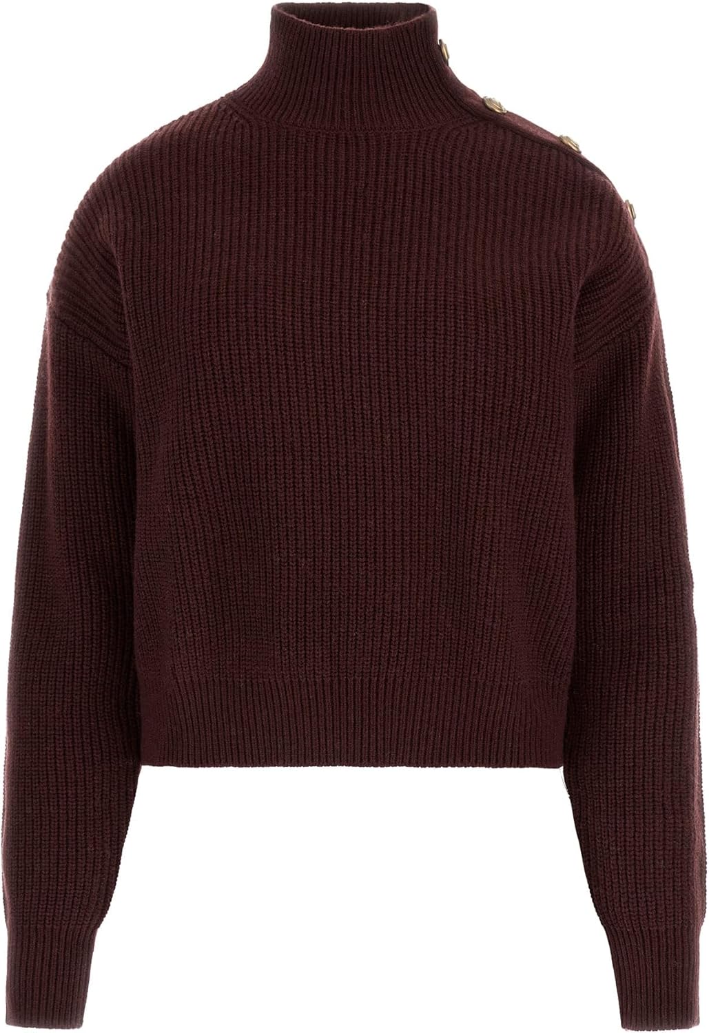 GUESS Женский длинный рукав Zylee свитер с высоким воротником, Red Noir
GUESS Женский длинный рукав Zylee свитер с высоким воротником, Red Noir