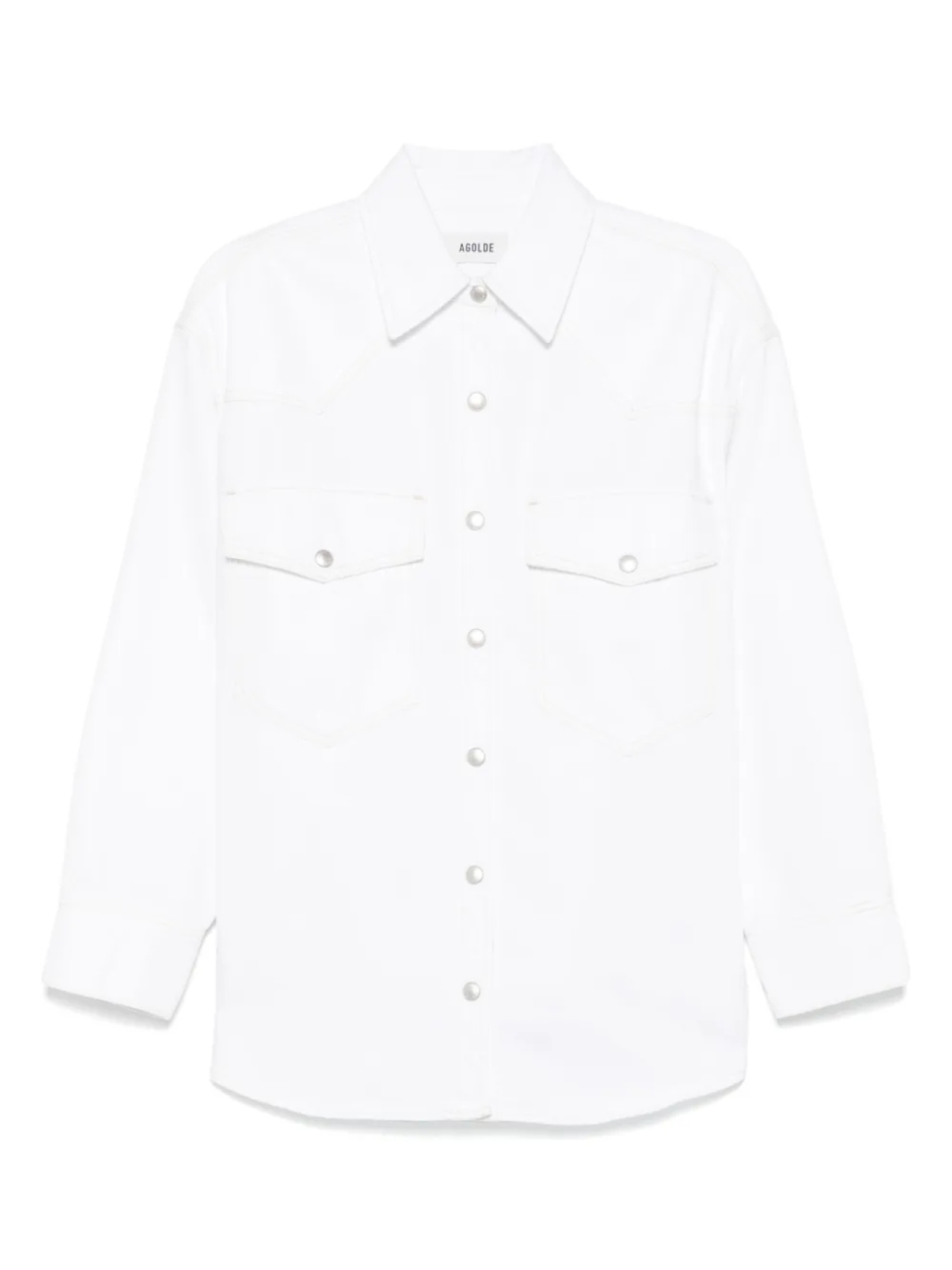 AGOLDE рубашка на кнопках, белый
AGOLDE рубашка на кнопках, белый