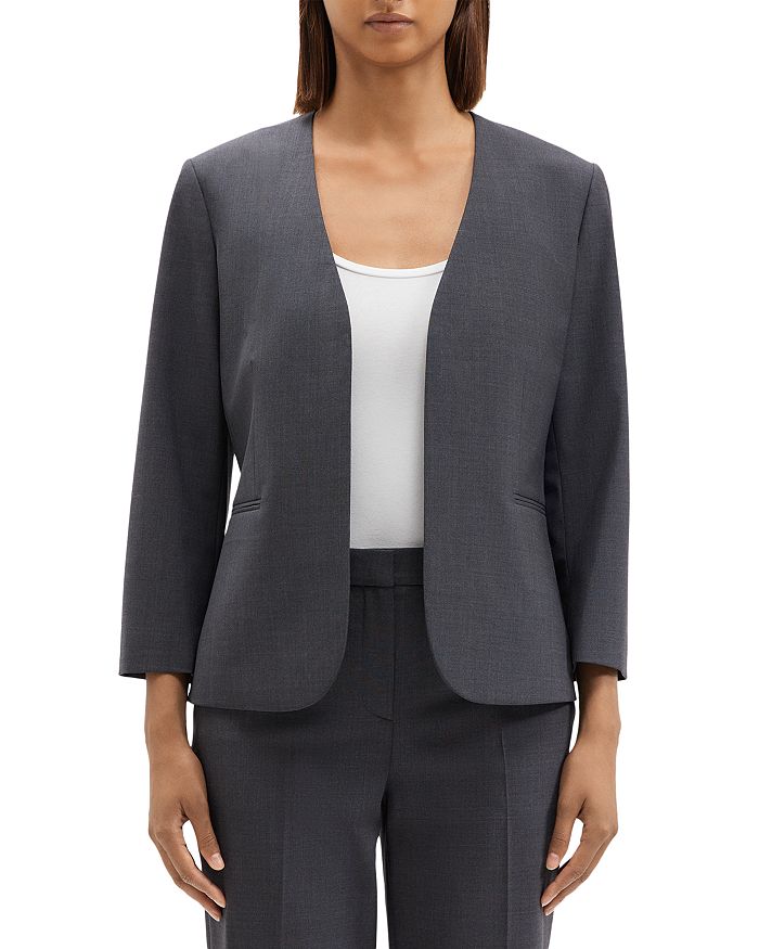 Пиджак Lindrayia с открытым передом Theory, серый
Пиджак Lindrayia с открытым передом Theory, серый