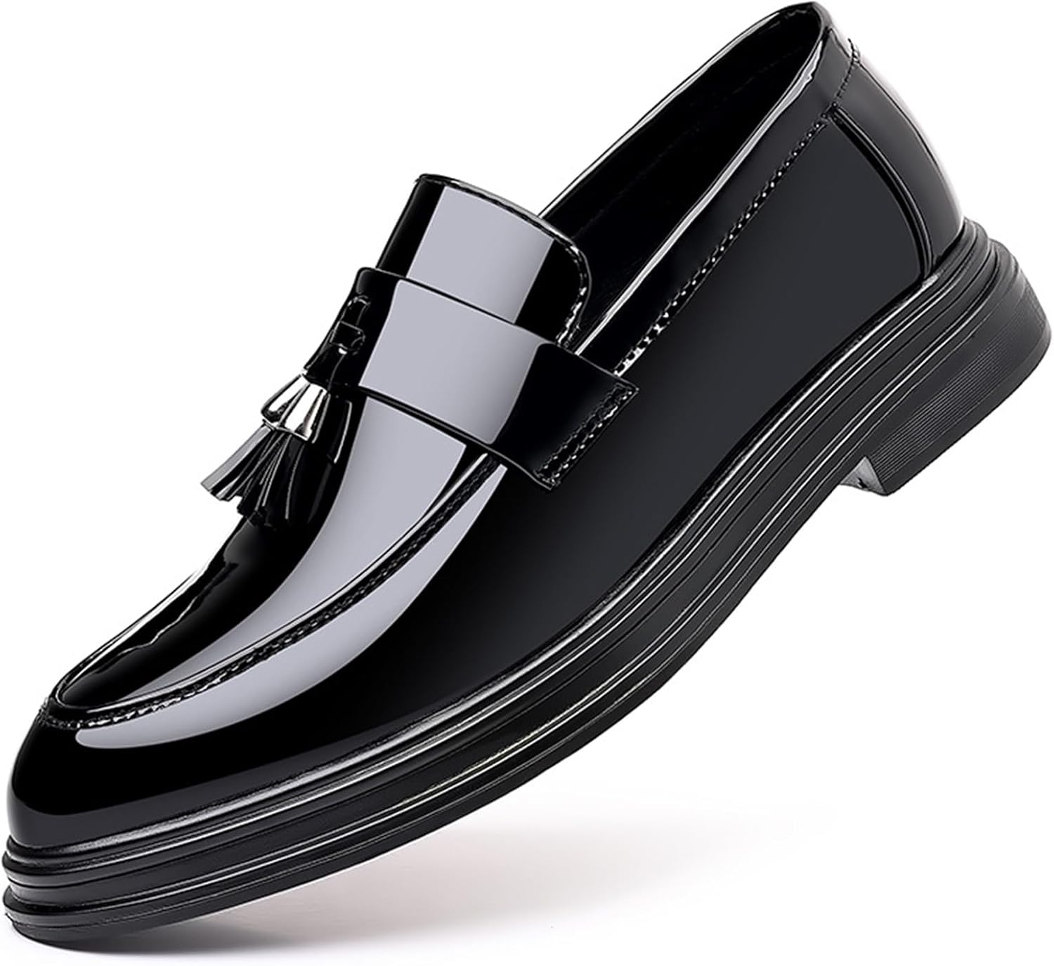 Мужские лоферы BANGTEUO из лакированной кожи с кисточками, модные, удобные, на низком квадратном каблуке, с отделкой 'пенни', для деловых встреч, работы, вечеринок и выпускных, черный
Мужские лоферы BANGTEUO из лакированной кожи с кисточками, модные, удобные, на низком квадратном каблуке, с отделкой 'пенни', для деловых встреч, работы, вечеринок и выпускных, черный