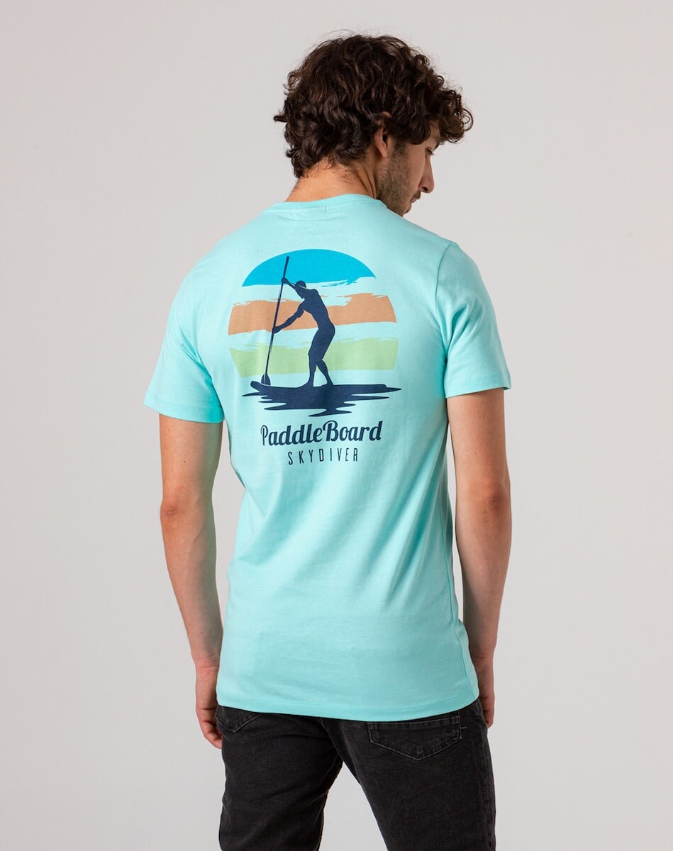 Мужская синяя футболка с короткими рукавами Skydiver, синий
Мужская синяя футболка с короткими рукавами Skydiver, синий