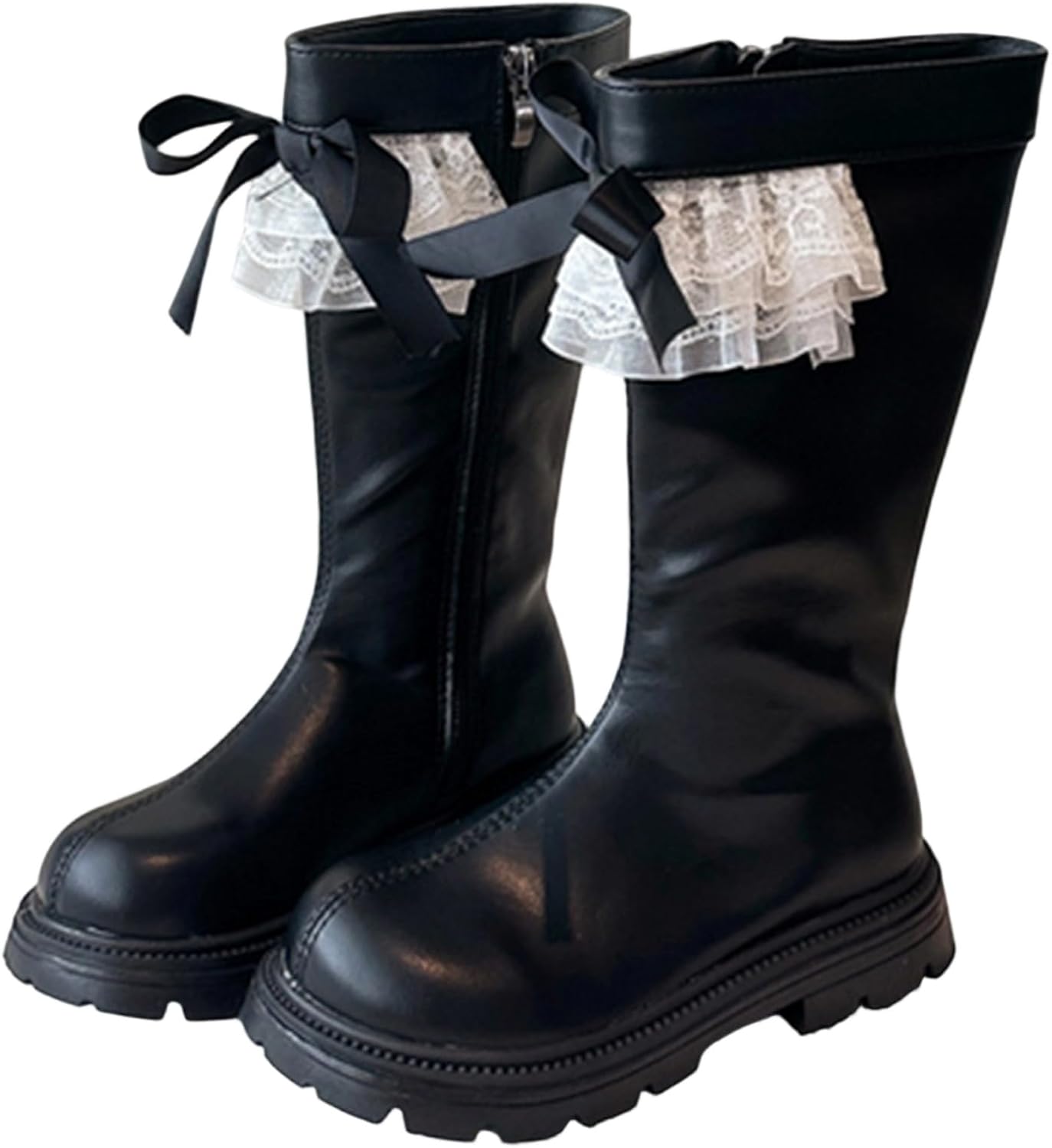 Детские зимние ботинки для девочек до середины икры, вязаные, с флисовой подкладкой, высокие до колена, с боковой молнией, модные панк-башмачки из кожи, для детей 3-12 лет Generic, 11-Black
Детские зимние ботинки для девочек до середины икры, вязаные, с флисовой подкладкой, высокие до колена, с боковой молнией, модные панк-башмачки из кожи, для детей 3-12 лет Generic, 11-Black