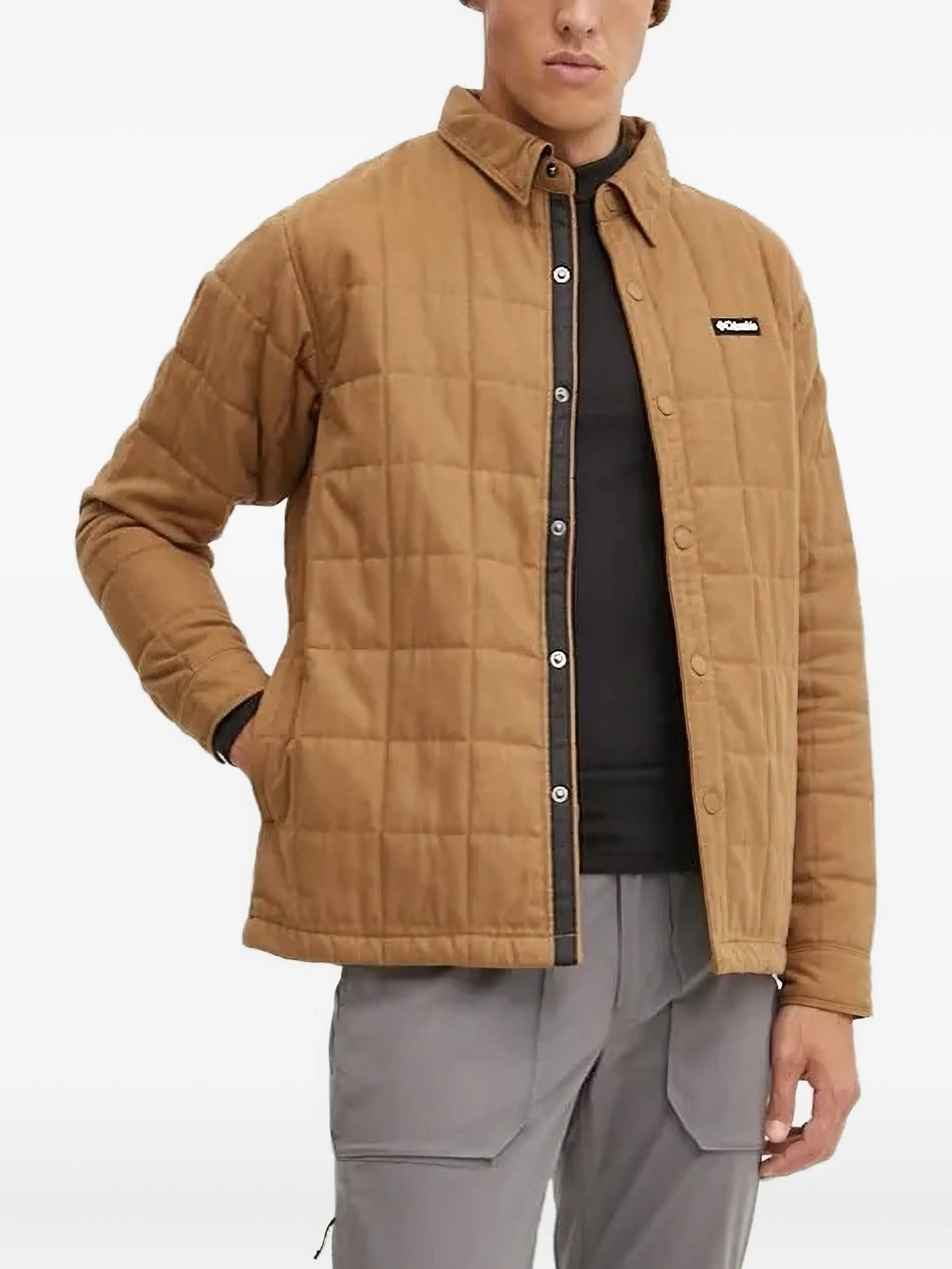 Стеганая куртка на пуговицах Columbia, коричневый
Стеганая куртка на пуговицах Columbia, коричневый