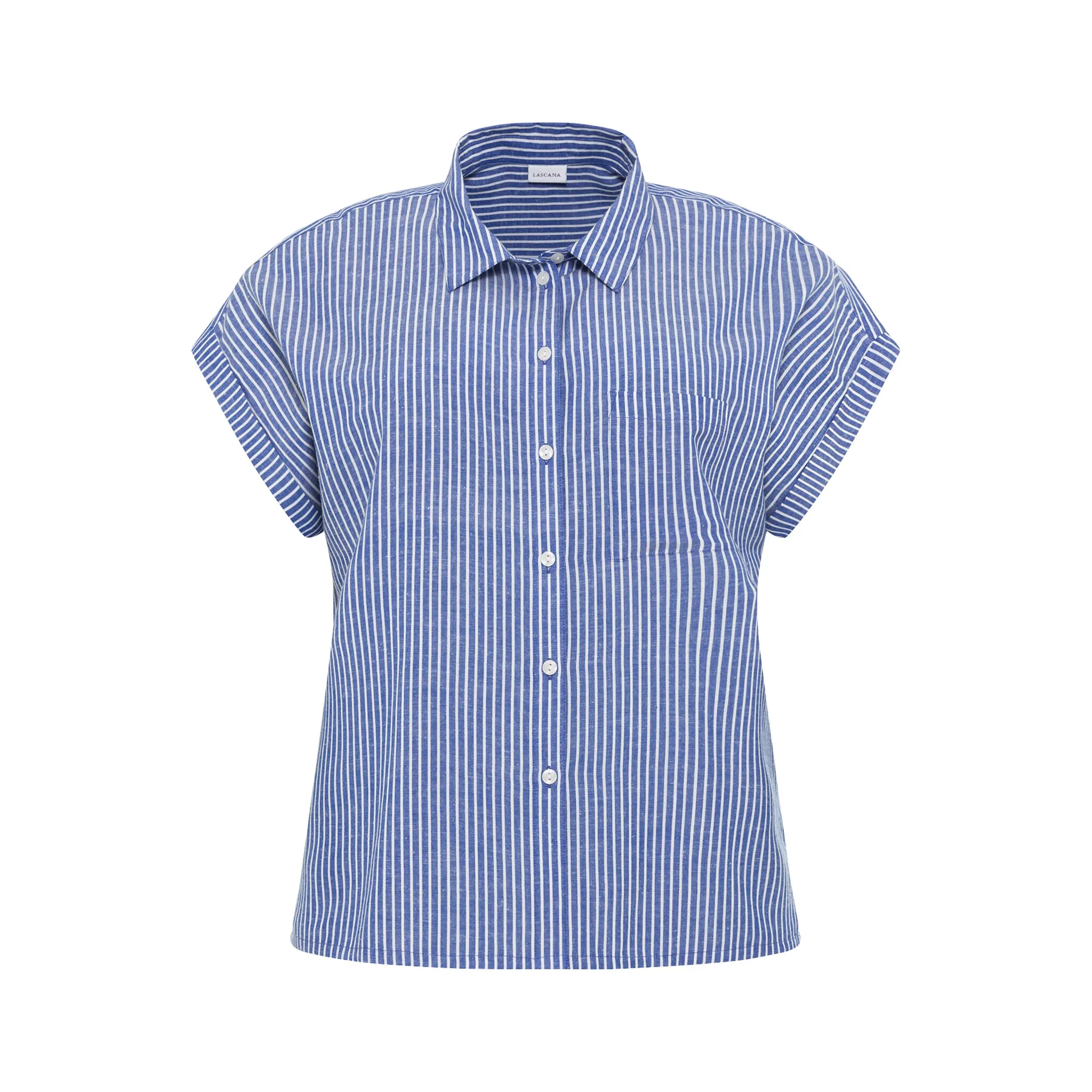 Блузка-рубашка LASCANA из смеси льна с планкой на пуговицах, льняная блузка, блузка с коротким рукавом, цвет Blau-Weiß Gestreift
Блузка-рубашка LASCANA из смеси льна с планкой на пуговицах, льняная блузка, блузка с коротким рукавом, цвет Blau-Weiß Gestreift