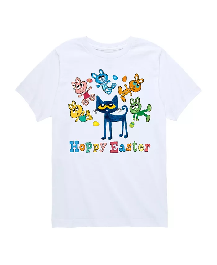Футболка с принтом "Hoppy Easter" для малышей и мальчиков постарше Pete the Cat, белый
Футболка с принтом "Hoppy Easter" для малышей и мальчиков постарше Pete the Cat, белый