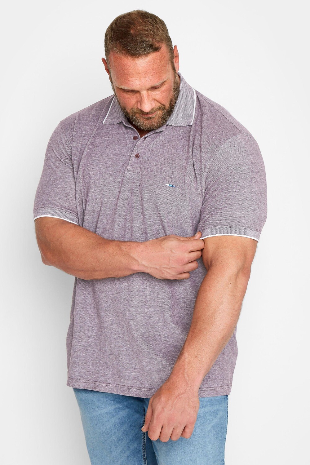 Рубашка-поло «Птичий глаз» BadRhino, розовый
Рубашка-поло «Птичий глаз» BadRhino, розовый