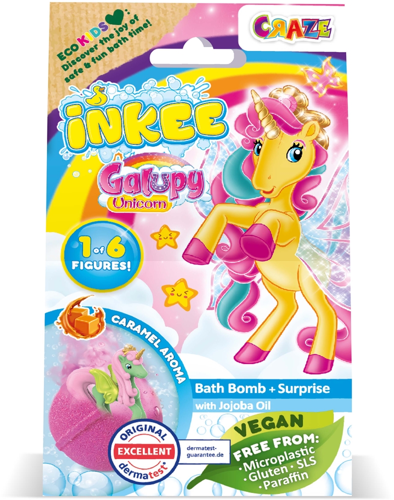 Пена для ванны Inkee Galupy Unicorn Craze, vaikams
Пена для ванны Inkee Galupy Unicorn Craze, vaikams