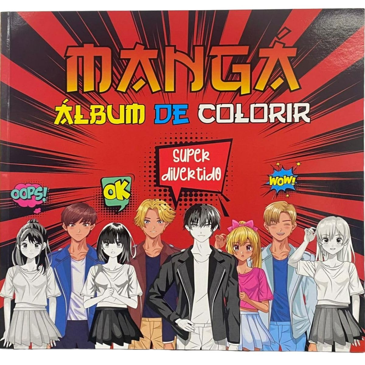 álbum de Colorir - Mangá (capa Vermelha) (PAE EDITORA)
álbum de Colorir - Mangá (capa Vermelha) (PAE EDITORA)