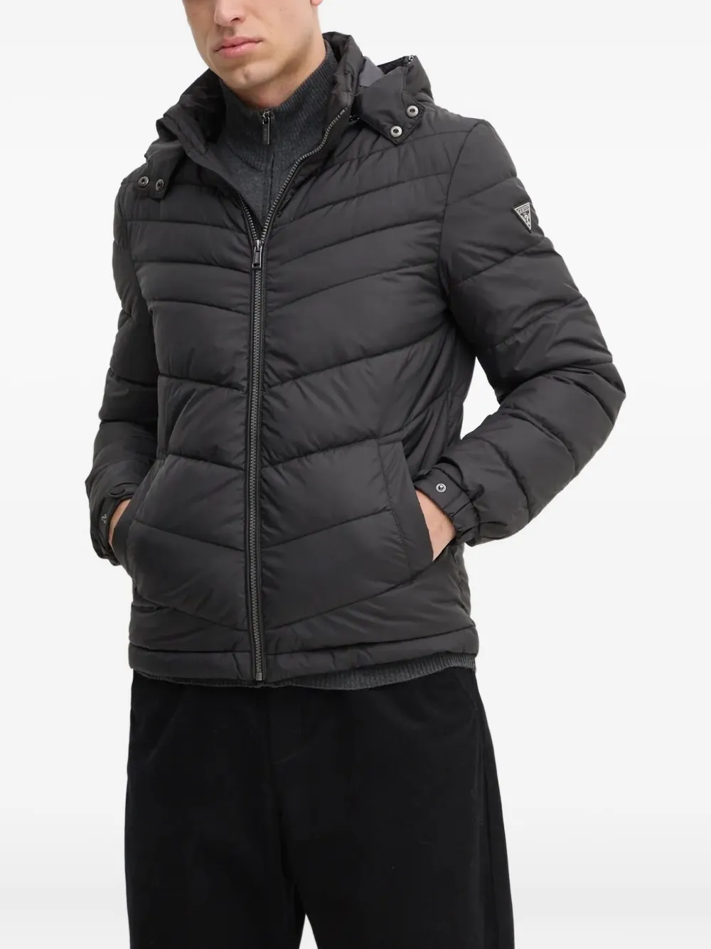 Стеганая куртка с капюшоном GUESS USA, синий
Стеганая куртка с капюшоном GUESS USA, синий