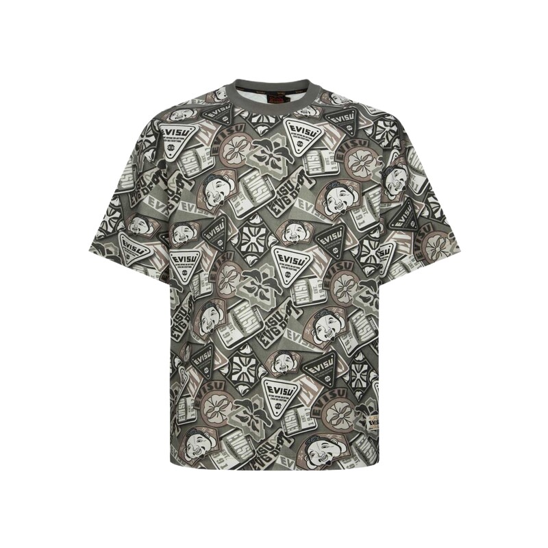 Футболка мужская армейская зеленая по всей земле Evisu, зеленый
Футболка мужская армейская зеленая по всей земле Evisu, зеленый