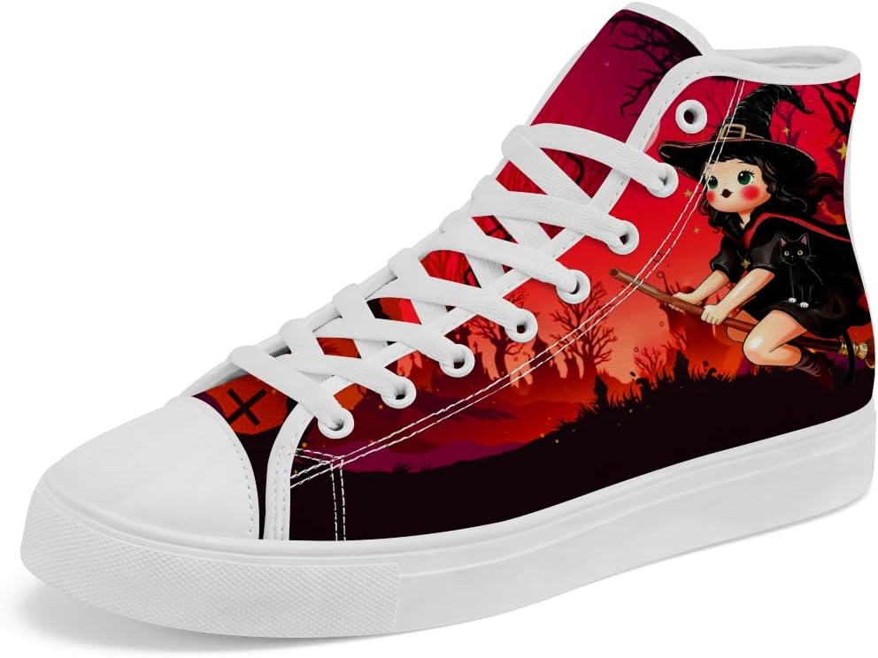 Кеды на высокой подошве Chebing Halloween с рисунком ведьмы, кружевные повседневные кроссовки для мужчин и женщин, красный
Кеды на высокой подошве Chebing Halloween с рисунком ведьмы, кружевные повседневные кроссовки для мужчин и женщин, красный