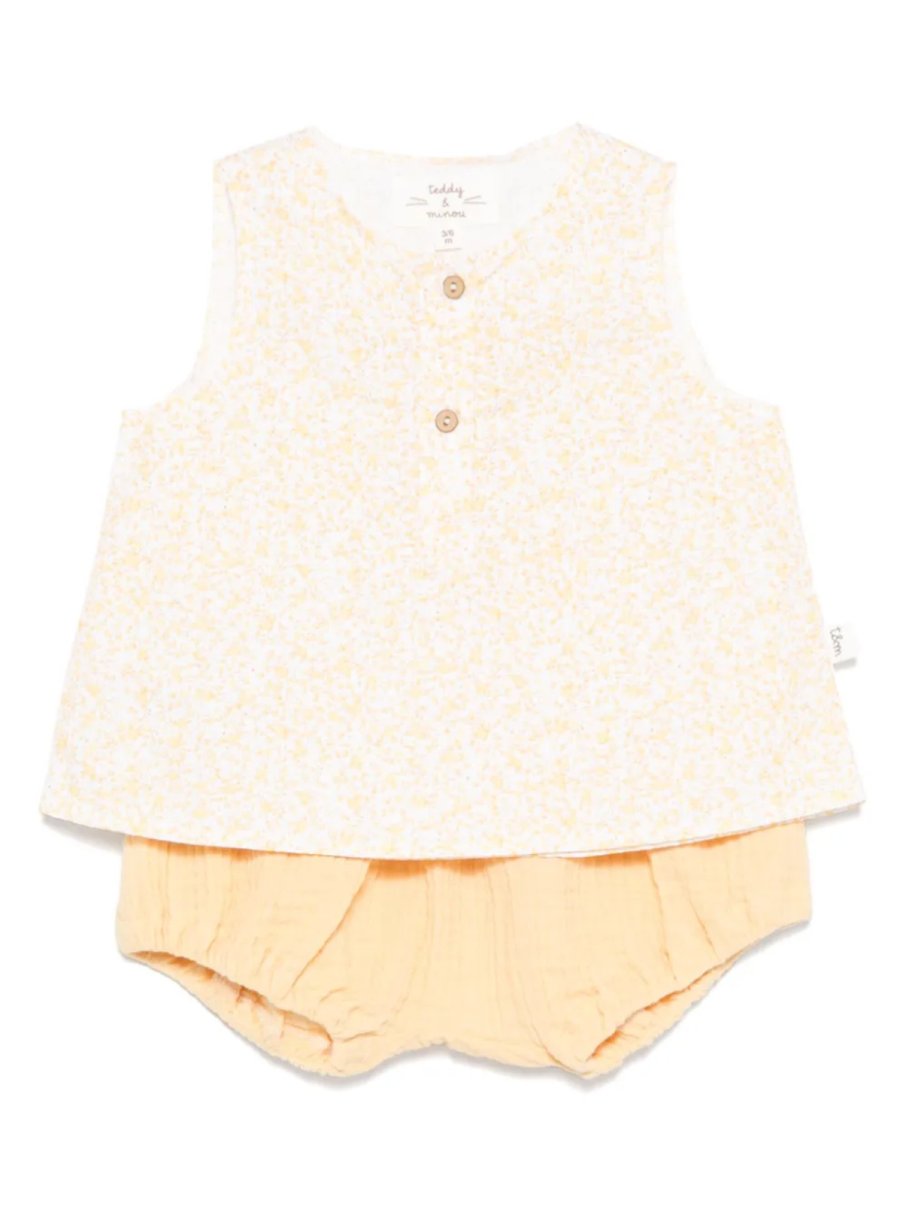 TEDDY & MINOU комплект из рубашки и топа с цветочным принтом, желтый
TEDDY & MINOU комплект из рубашки и топа с цветочным принтом, желтый