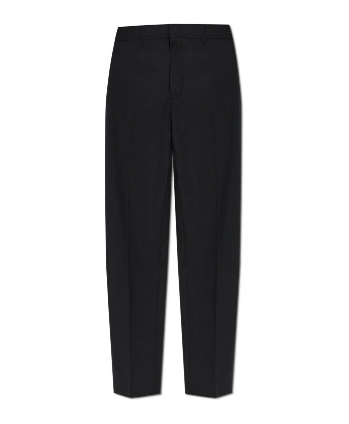 Шерстяные плиссированные брюки Emporio Armani, черный
Шерстяные плиссированные брюки Emporio Armani, черный