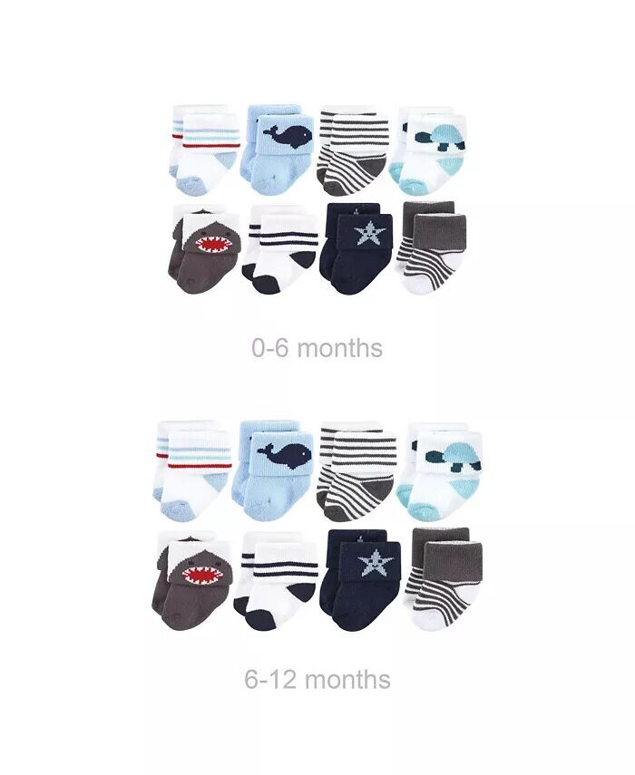 Хлопковые махровые носки Baby Boys Grow with Me, 8 шт., 0–6 и 6–12 месяцев Hudson Baby, синий
Хлопковые махровые носки Baby Boys Grow with Me, 8 шт., 0–6 и 6–12 месяцев Hudson Baby, синий