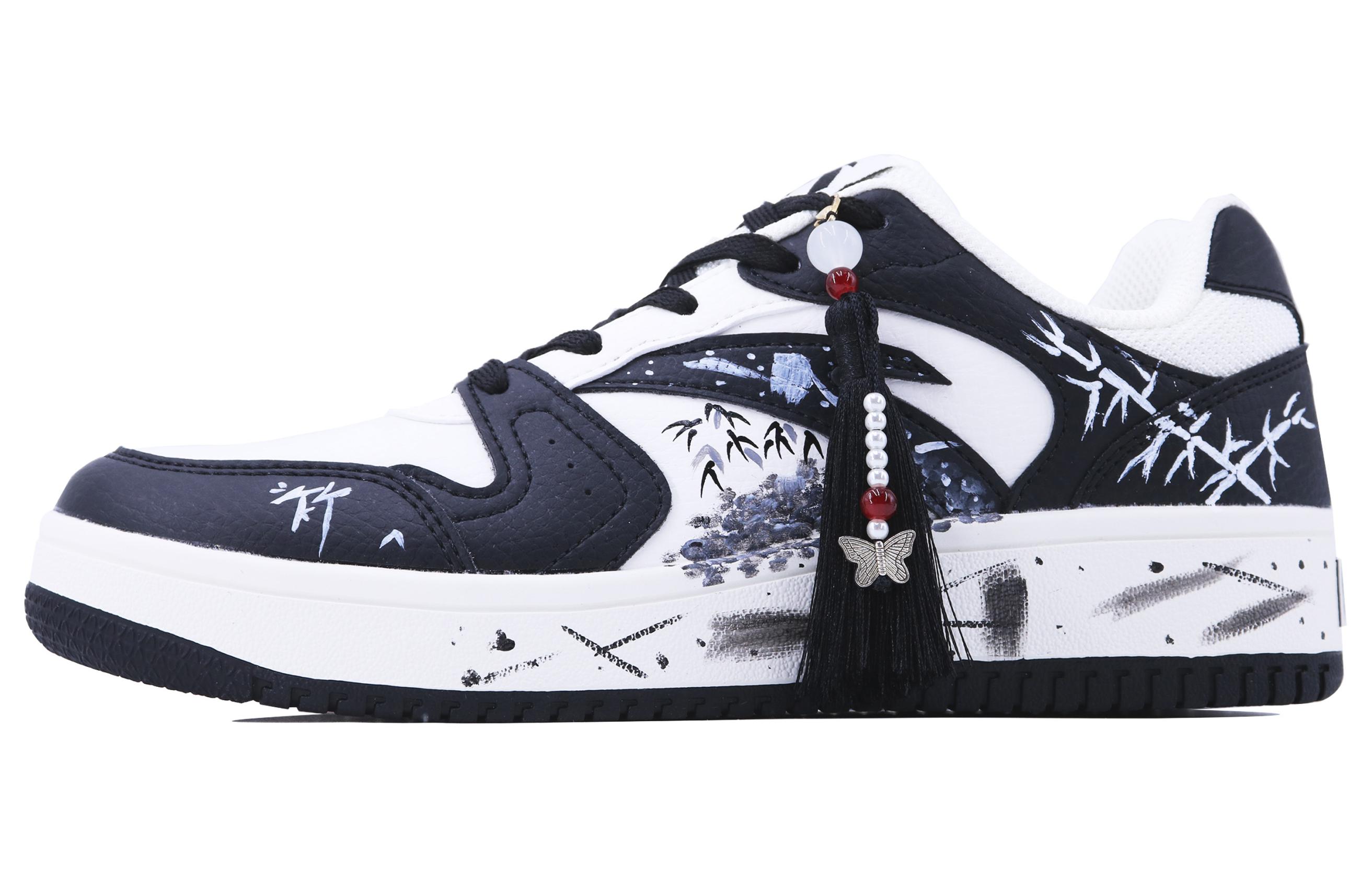 Антискользящие и износостойкие легкие низкие скейтерские кроссовки Anta Men's Black White
Антискользящие и износостойкие легкие низкие скейтерские кроссовки Anta Men's Black White