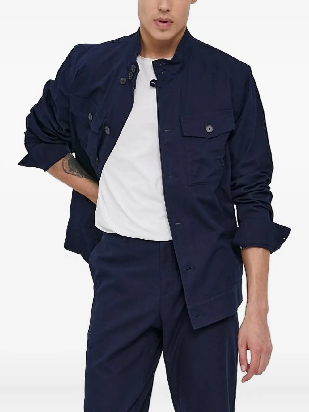 Куртка с застежкой на пуговицы и карманом-клапаном Sisley, синий
Куртка с застежкой на пуговицы и карманом-клапаном Sisley, синий