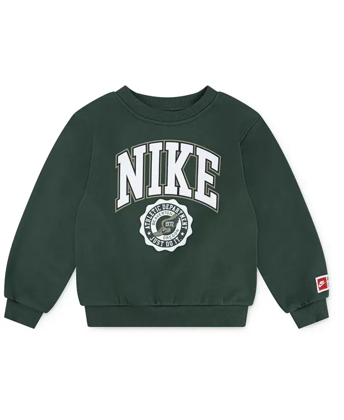 Спортивный худи с принтом для малышей и мальчиков Nike, зеленый
Спортивный худи с принтом для малышей и мальчиков Nike, зеленый