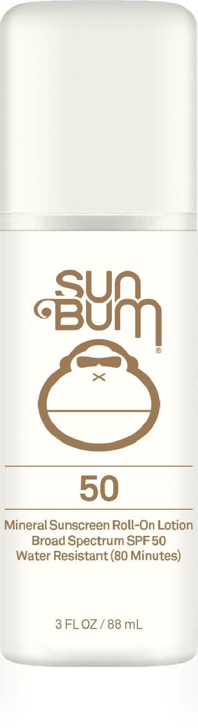 Минеральный солнцезащитный шариковый лосьон SPF 50 Sun Bum
Минеральный солнцезащитный шариковый лосьон SPF 50 Sun Bum