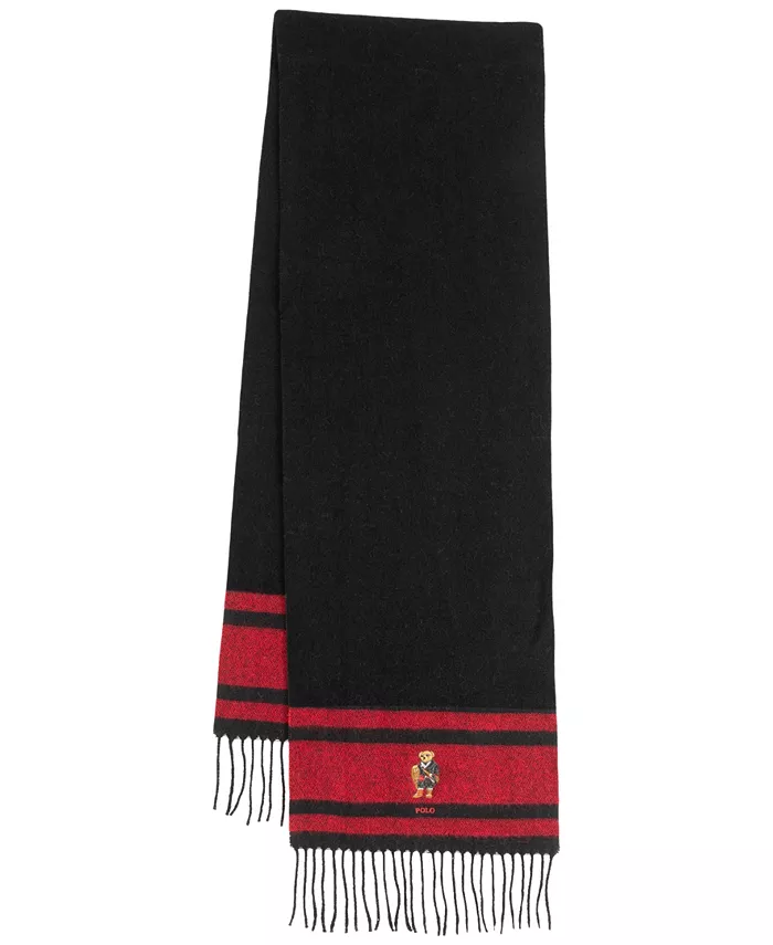 Мужской вязаный шарф Holiday Bear Polo Ralph Lauren, черный
Мужской вязаный шарф Holiday Bear Polo Ralph Lauren, черный
