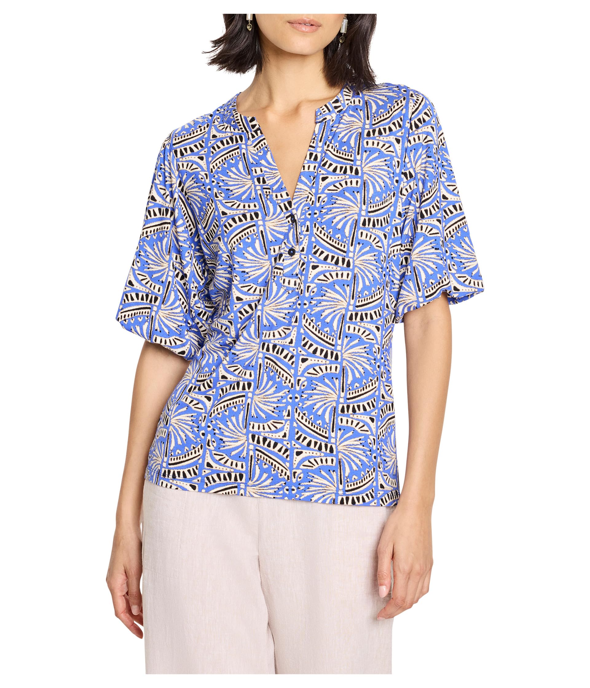 Топ NIC+ZOE Petite Ocean Jewel Top, черный мульти
Топ NIC+ZOE Petite Ocean Jewel Top, черный мульти