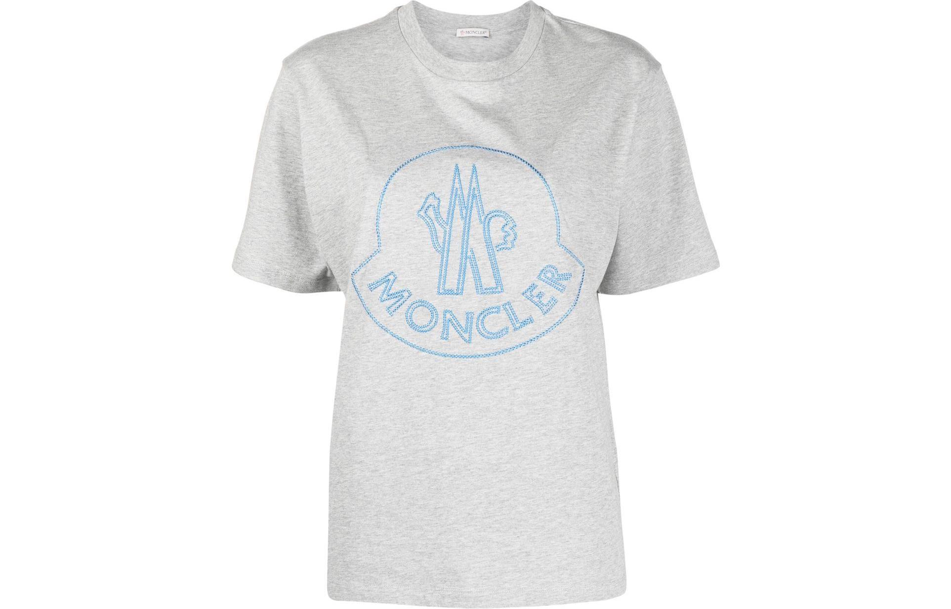 Футболка женская серая Moncler, серый
Футболка женская серая Moncler, серый