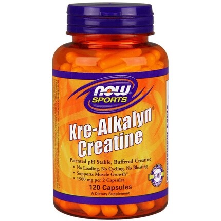 NOW Foods Kre-Alkalyn Креатин для наращивания массы и производства энергии, 120 капсул
NOW Foods Kre-Alkalyn Креатин для наращивания массы и производства энергии, 120 капсул