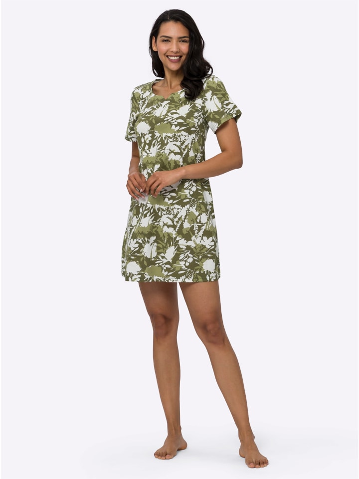 Летнее платье с принтом цвета экрю и оливы Sieh an!
Летнее платье с принтом цвета экрю и оливы Sieh an!