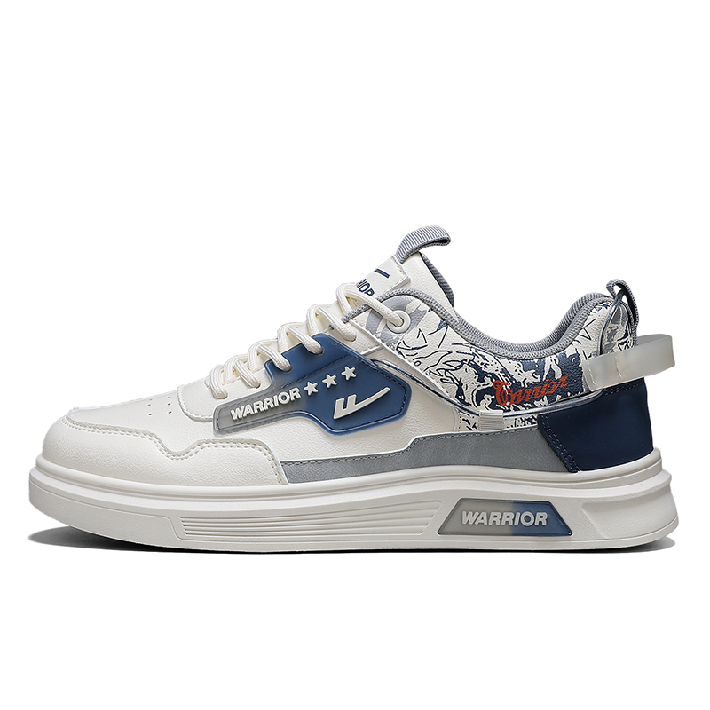 WARRIOR Кроссовки для скейтбординга мужские low top с амортизацией, защитой от истирания и поддержкой баланса, цвет beige dark blue gray
WARRIOR Кроссовки для скейтбординга мужские low top с амортизацией, защитой от истирания и поддержкой баланса, цвет beige dark blue gray
