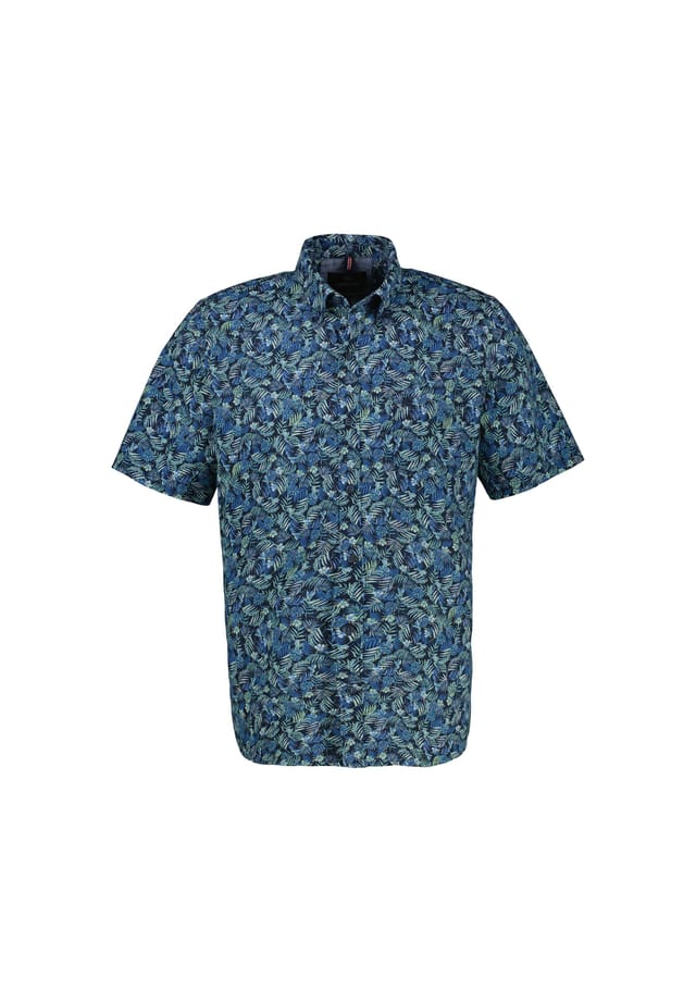 Летняя рубашка с цветочным принтом Lerros, синий
Летняя рубашка с цветочным принтом Lerros, синий