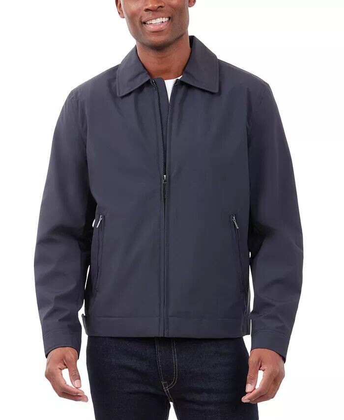 Мужская эластичная водонепроницаемая куртка Hipster с застежкой-молнией по всей длине London Fog, синий
Мужская эластичная водонепроницаемая куртка Hipster с застежкой-молнией по всей длине London Fog, синий