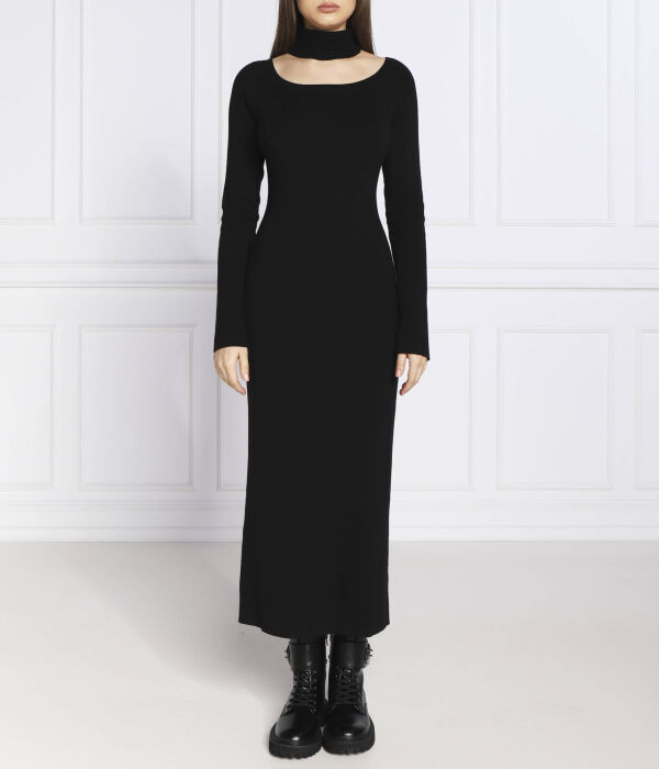 Платье Twinset Actitude с добавлением шерсти, черный
Платье Twinset Actitude с добавлением шерсти, черный