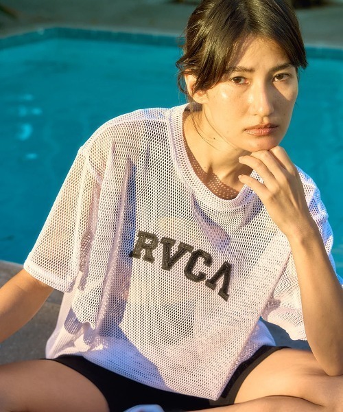 Женская футболка с коротким рукавом, сетчатая, с логотипом RVCA, белый
Женская футболка с коротким рукавом, сетчатая, с логотипом RVCA, белый