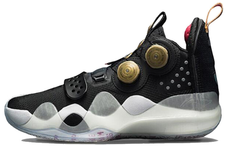 Баскетбольные кроссовки WOW 8 мужские, среднего размера, черные Lining