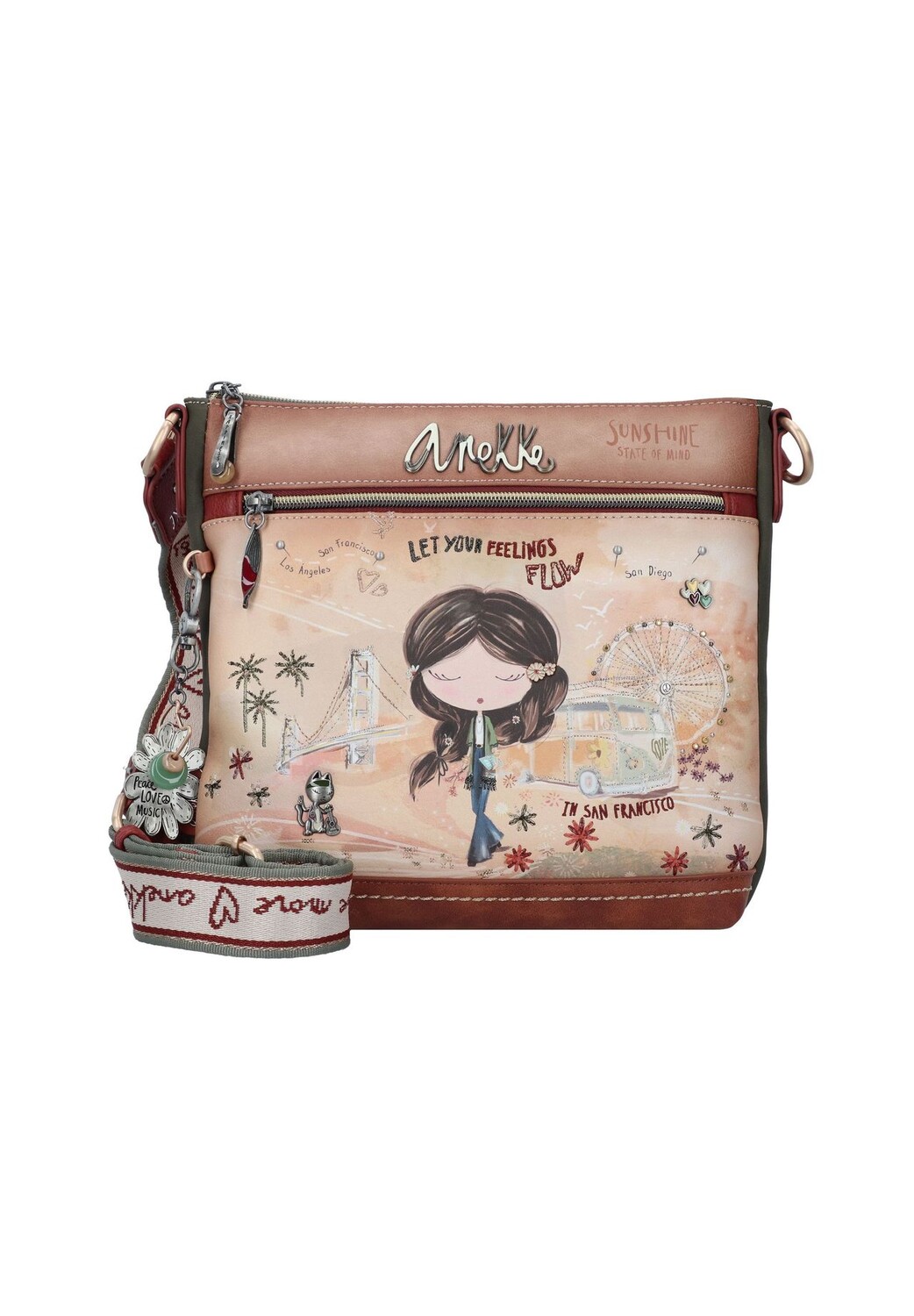 Сумка через плечо Peace & Love 26 см anekke, цвет Mehrfarbig
Сумка через плечо Peace & Love 26 см anekke, цвет Mehrfarbig