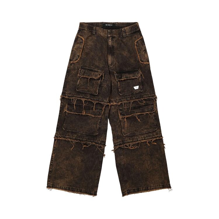 Брюки MISBHV Ibiza Oversize Cargo Trousers Acid Black, черный 
Брюки MISBHV Ibiza Oversize Cargo Trousers Acid Black, черный