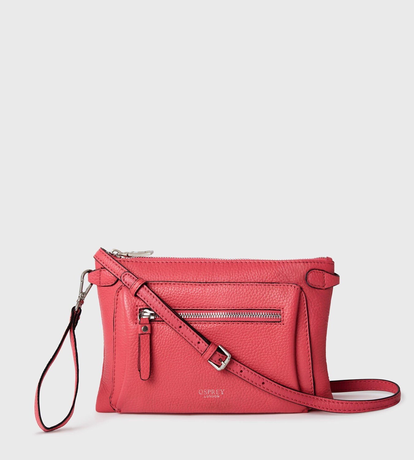 Рубиновый кожаный клатч через плечо OSPREY LONDON, розовый
Рубиновый кожаный клатч через плечо OSPREY LONDON, розовый