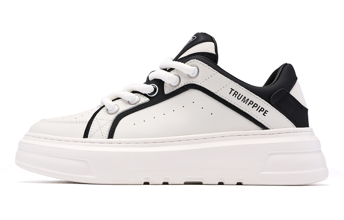 Кеды мужские, обувь для скейтбординга низкая белый/черный Trumppipe
Кеды мужские, обувь для скейтбординга низкая белый/черный Trumppipe