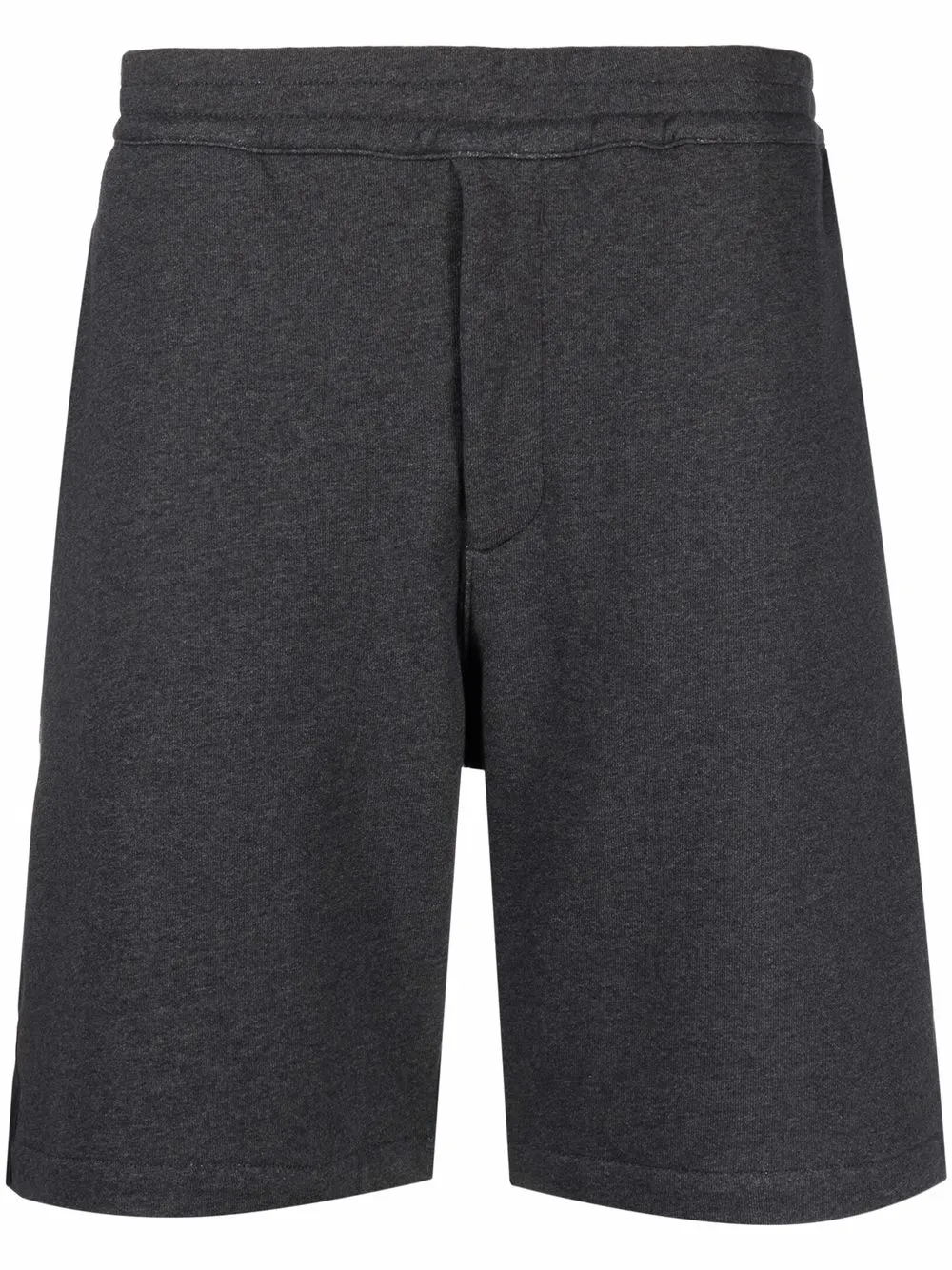 Спортивные шорты с отделкой в полоску Alexander McQueen, серый 
Спортивные шорты с отделкой в полоску Alexander McQueen, серый