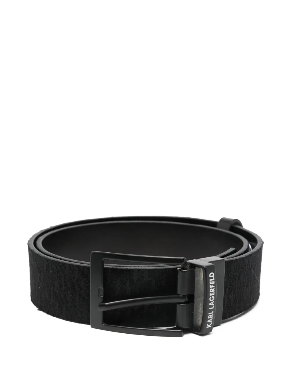 Ремень с пряжкой с логотипом Karl Lagerfeld, черный
Ремень с пряжкой с логотипом Karl Lagerfeld, черный
