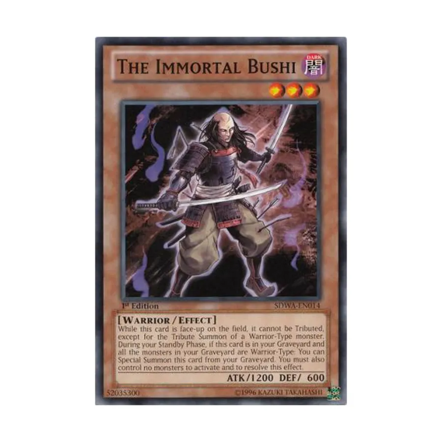 CCG Бессмертный Буши (Обычный), Yu-Gi-Oh - Structure Deck - Samurai Warlords - Singles
CCG Бессмертный Буши (Обычный), Yu-Gi-Oh - Structure Deck - Samurai Warlords - Singles