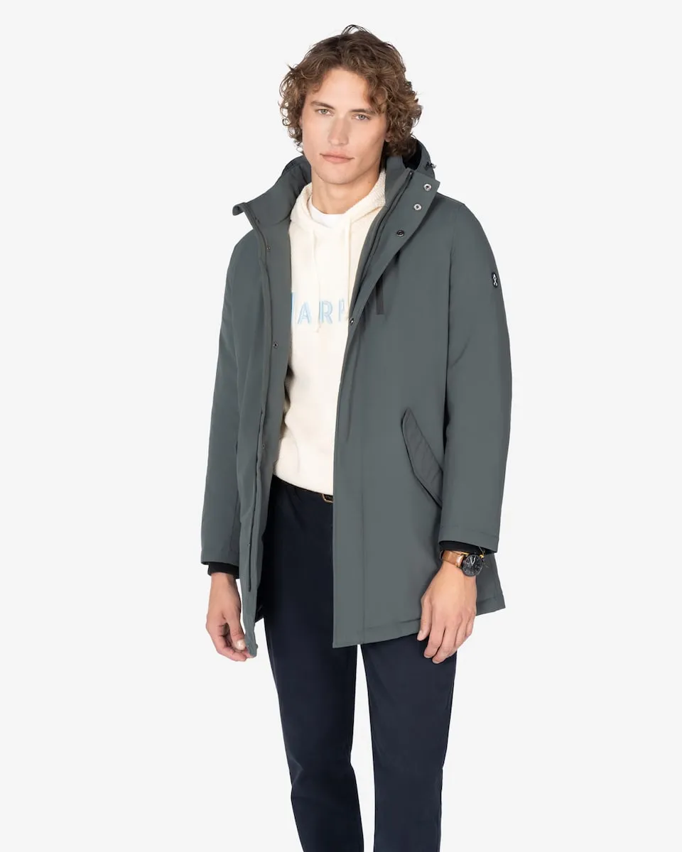 Мужская однотонная куртка зеленого цвета Harper & Neyer
Мужская однотонная куртка зеленого цвета Harper & Neyer