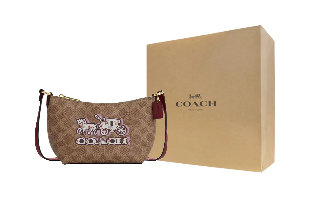 COACH Миниатюрная сумка через плечо с застежкой-молнией
COACH Миниатюрная сумка через плечо с застежкой-молнией